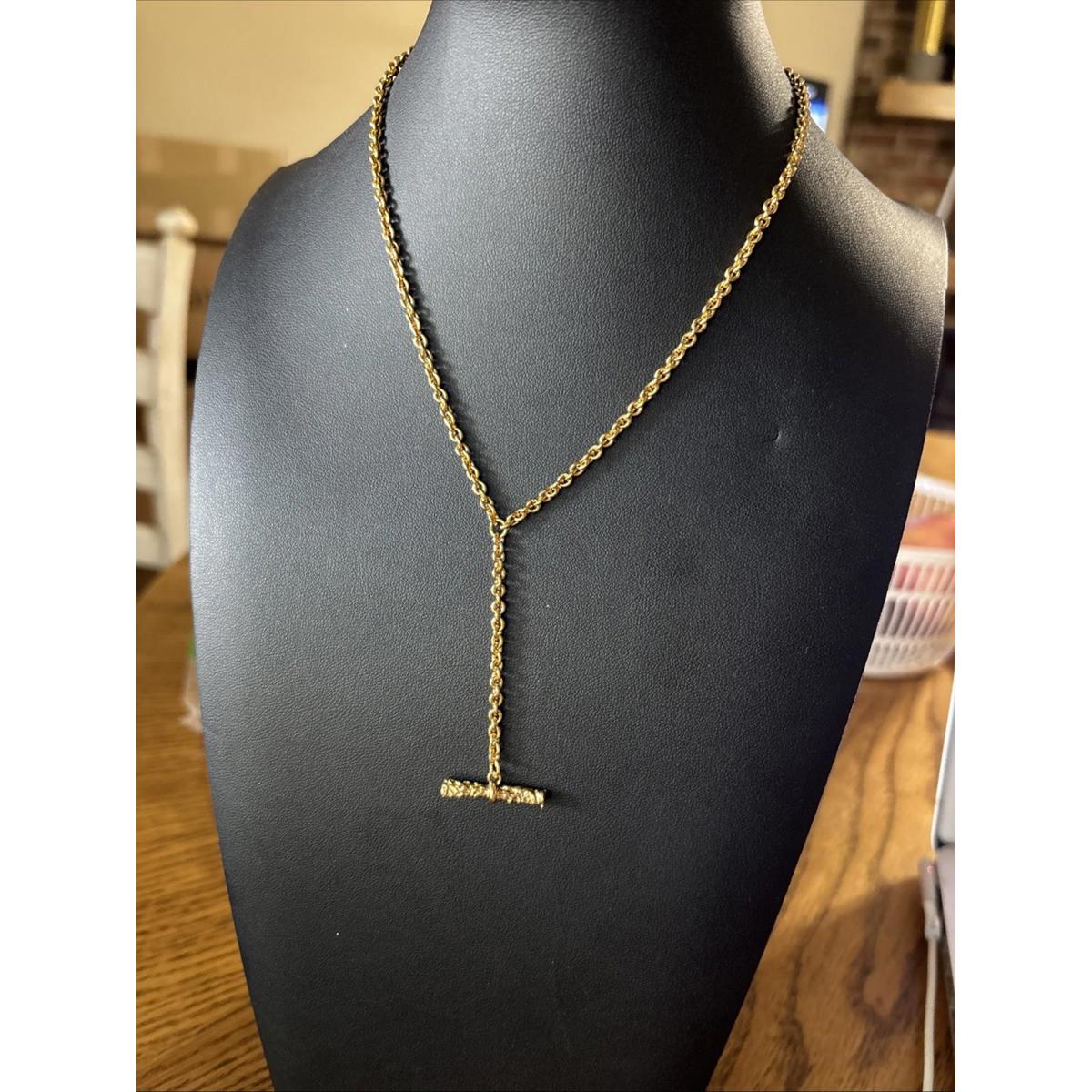 Amber Sceats 18k Gold Plate Necklace Brand New